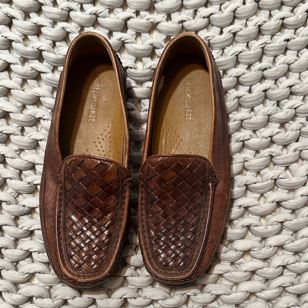 Cherokee Woven Brown Loafers
